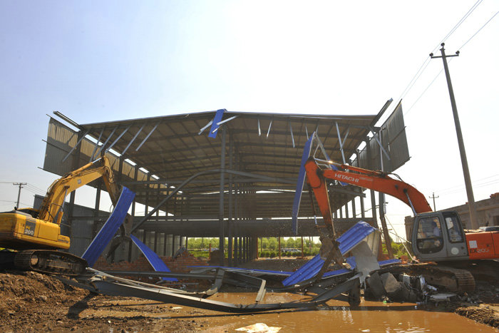 太仓苏州厂房钢结构拆除